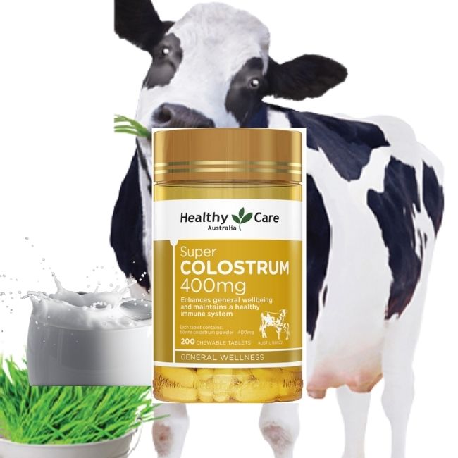 Sữa non Healthy Care Super Colostrum 400mg 200 Viên nén